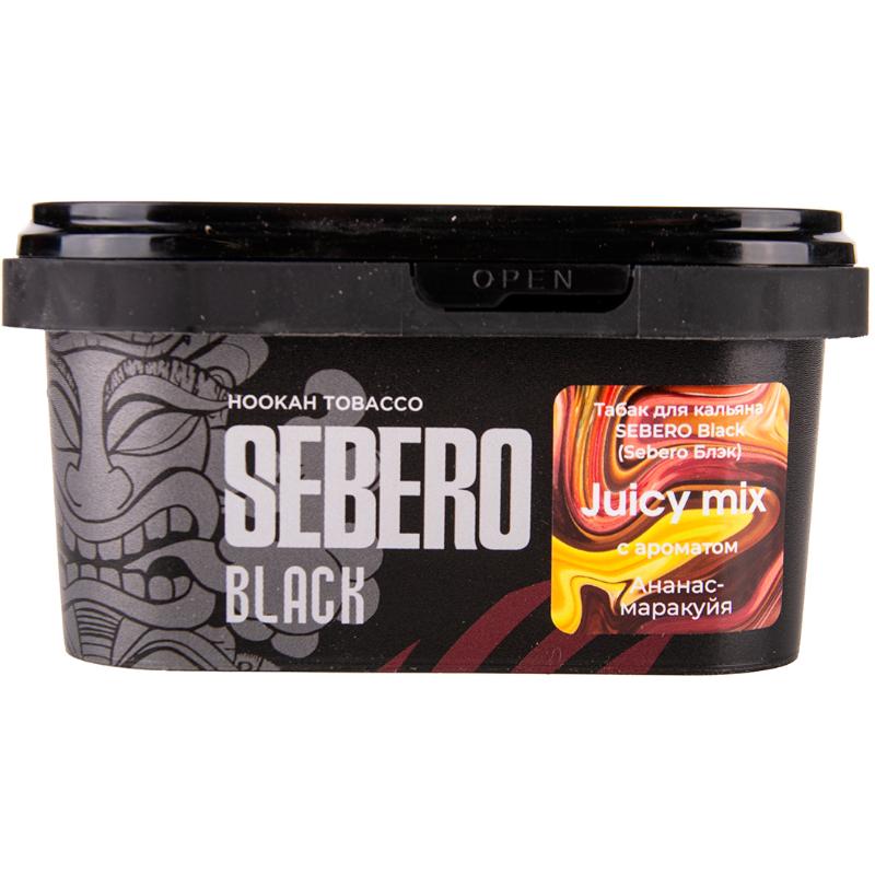 Табак для кальяна Sebero Black Juicy Mix — Ананас Маракуйя 200гр.