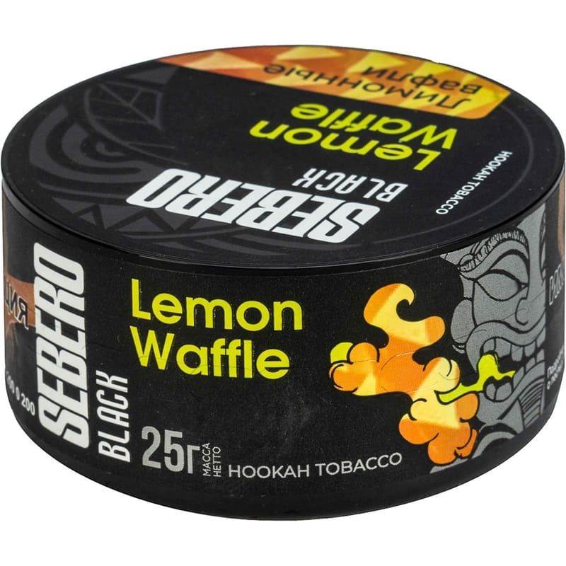 Табак для кальяна Sebero Black Lemon Waffle — Лимонные Вафли 25гр.