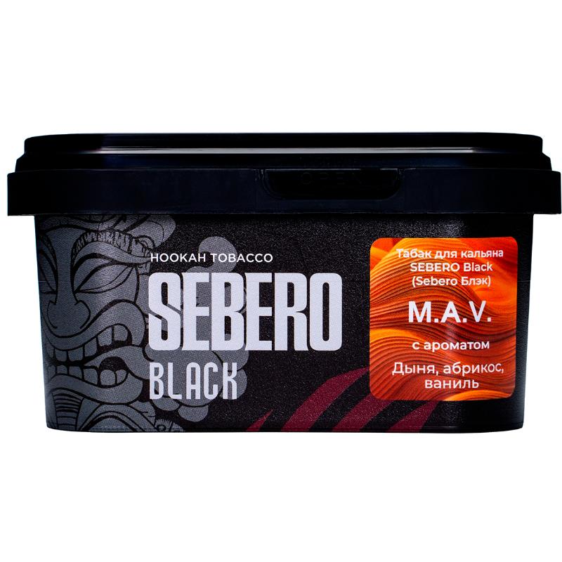 Табак для кальяна Sebero Black M.A.V. — Дыня Абрикос Ваниль 200гр.