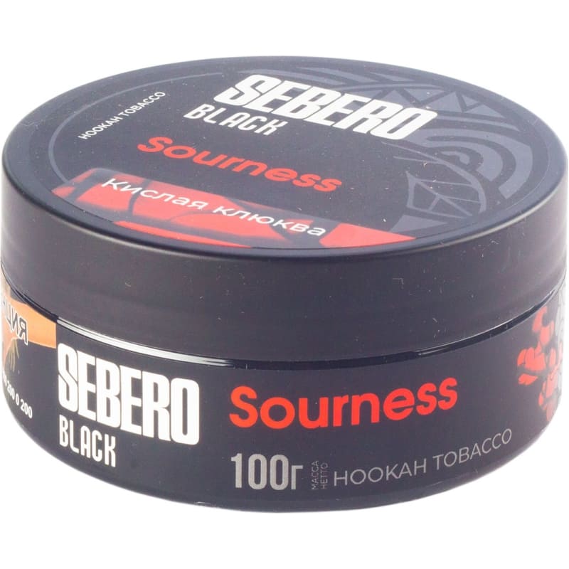 Табак для кальяна Sebero Black Sourness — Кислая Клюква 100гр.