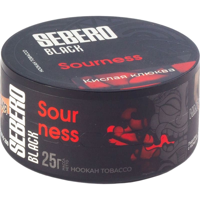 Табак для кальяна Sebero Black Sourness — Кислая Клюква 25гр.