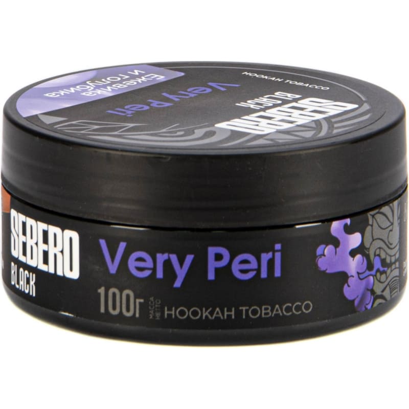 Табак для кальяна Sebero Black Very peri — Ежевика и Голубика 100гр.
