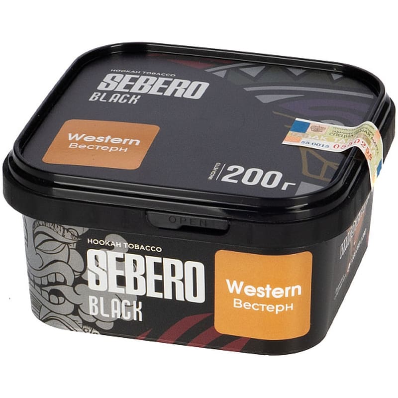 Табак для кальяна Sebero Black Vanilla — Ваниль 200гр.
