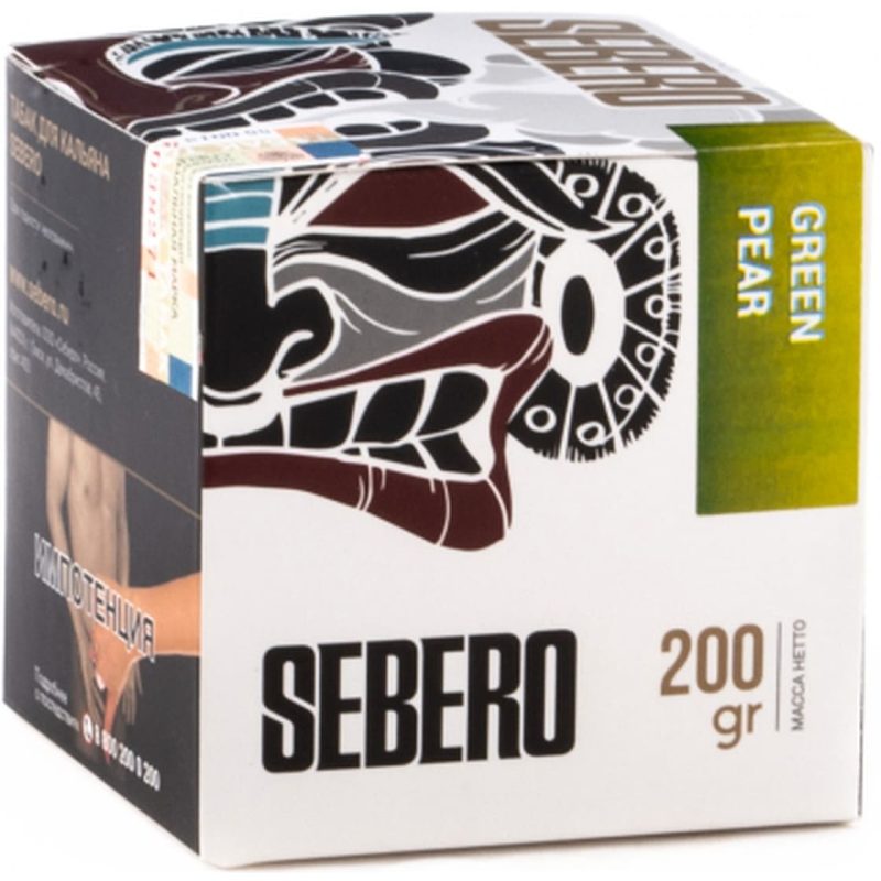 Табак для кальяна Sebero Classic Green Pear — Зеленая Груша 200гр.