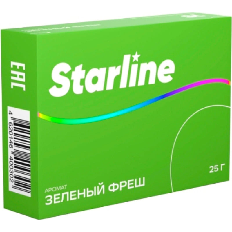 Табак для кальяна StarLine — Зеленый Фреш 25гр.