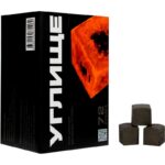 Уголь для кальяна Углище – 25x25x25 мм, 72 шт, 1кг
