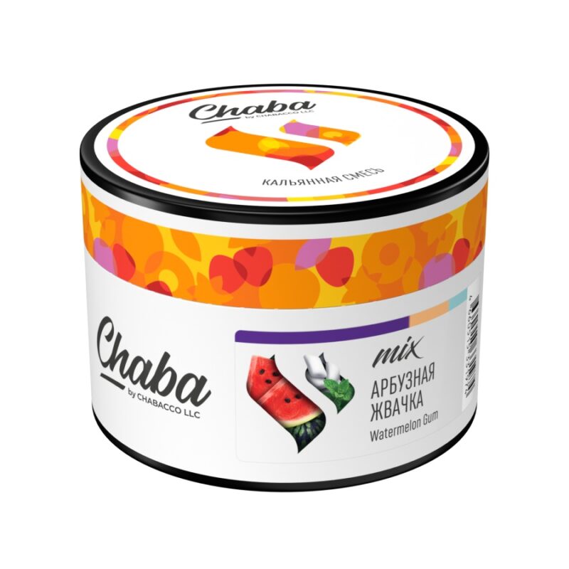 Смесь для кальяна Chaba Watermelon Gum Арбузная Жвачка 40гр