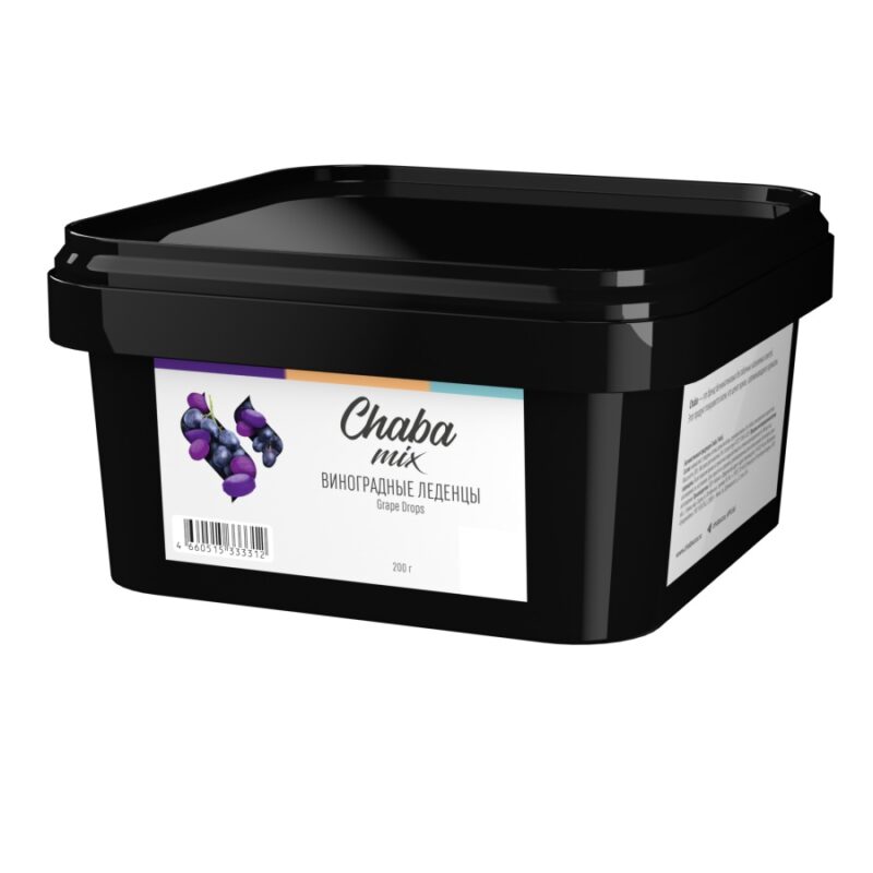 Смесь для кальяна Chaba mix Grape Drops Виноградные леденцы 200гр